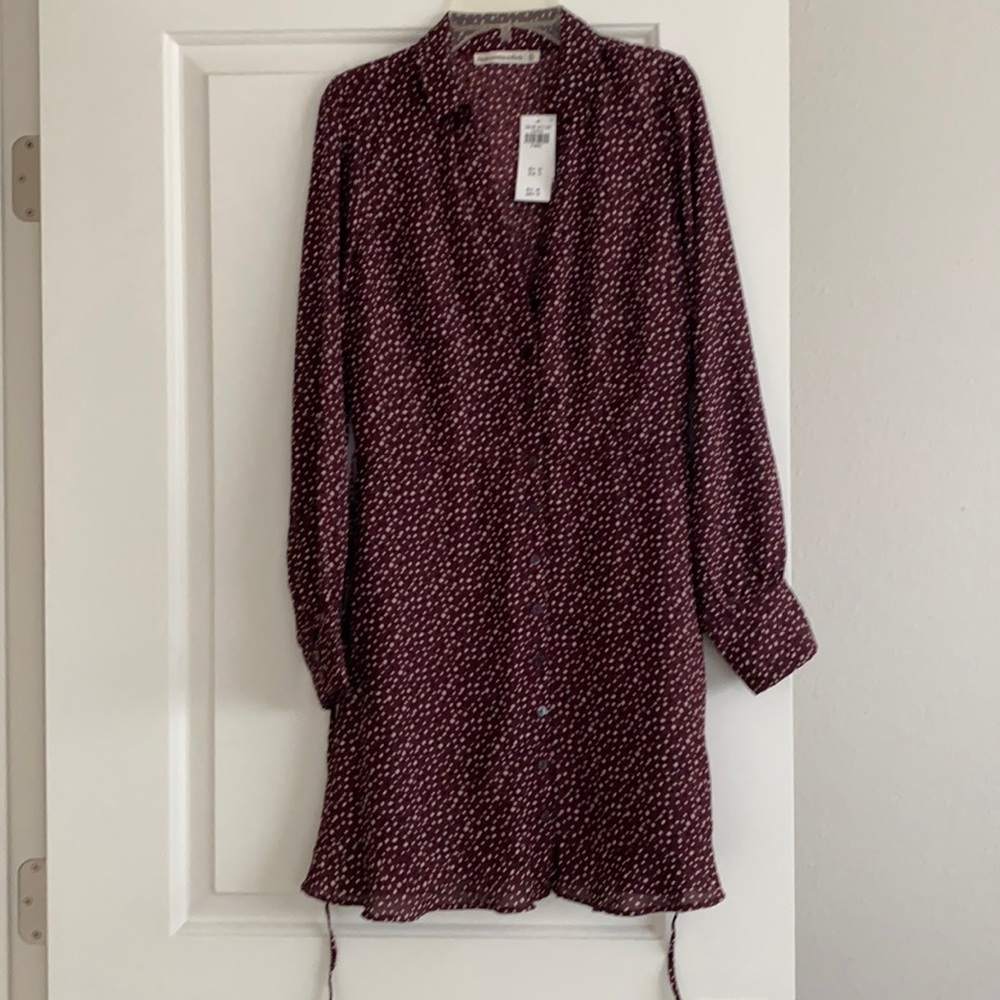 Button down shirt dress